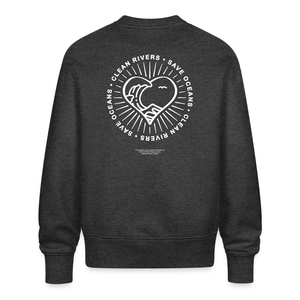 NEW Plastic Fischer Sweater (Unisex) - dark heather grey